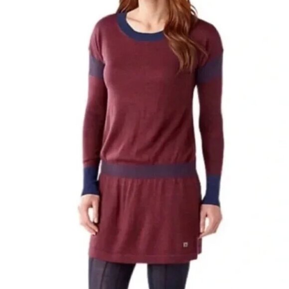 Smartwool Tabaretta Wool Blend Sweater Dress Medium - Picture 1 of 8
